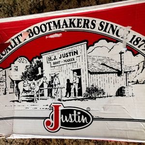 EUC! Justin- Alligator/Leather Boots IN BOX!